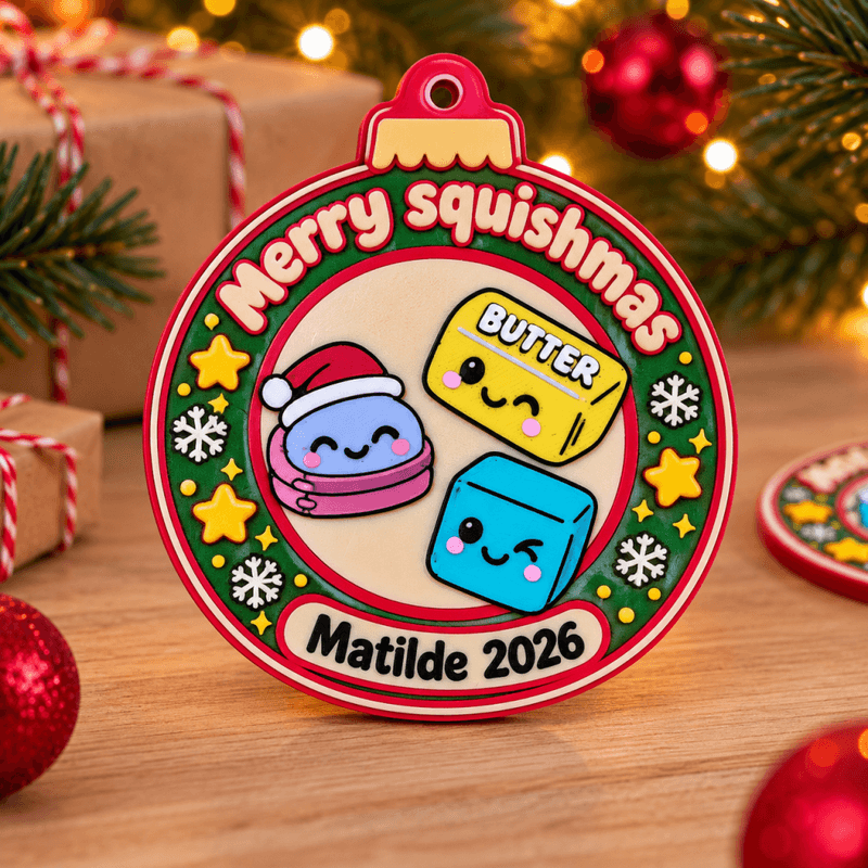 Merry Squishmas ornament