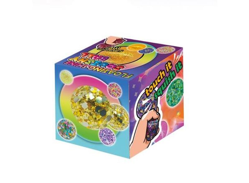 Glitrende squishy ball